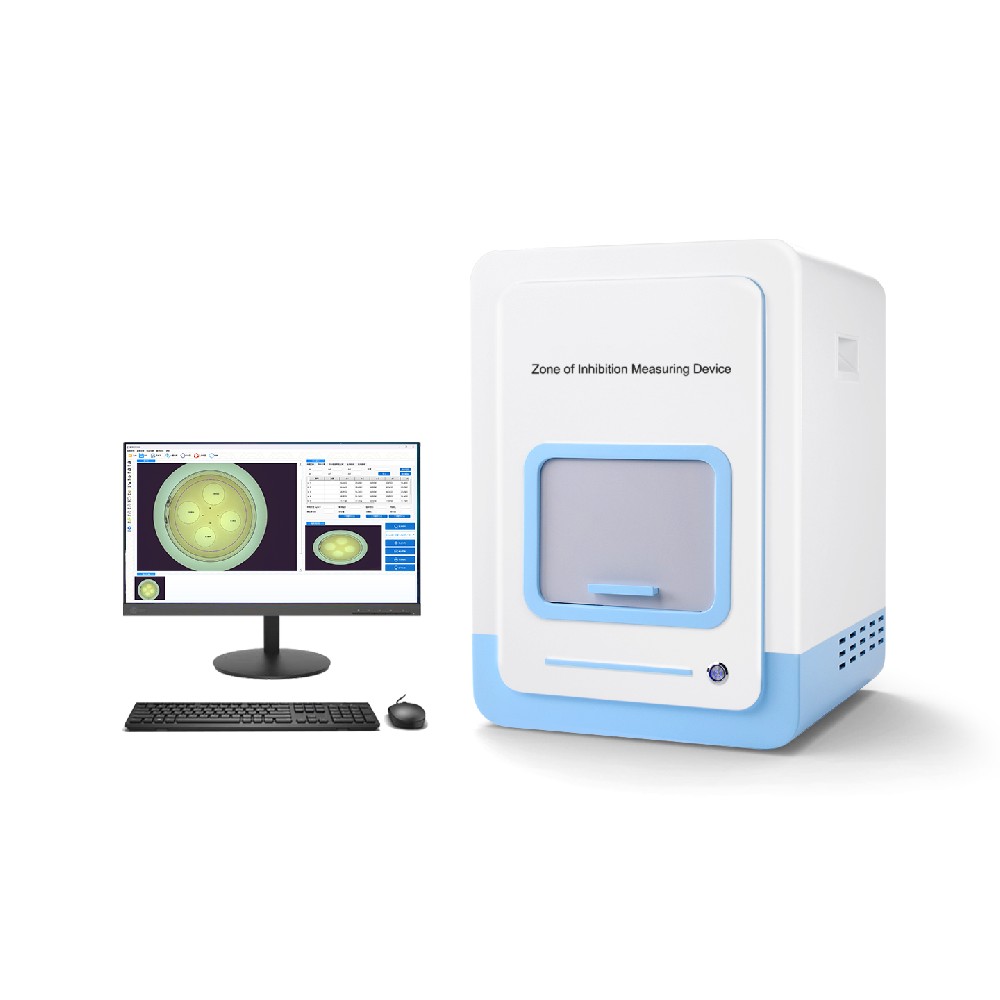 Colony counting and inhibition zone measuring instrument